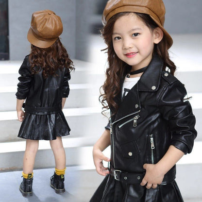 Sierra Black Leather Jacket - AZVA
