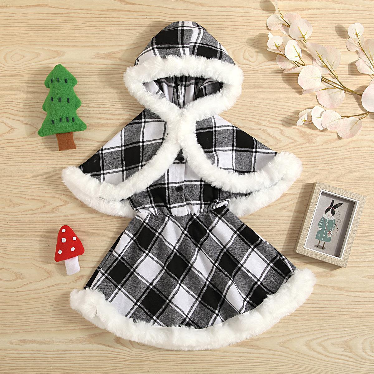 Valerie Cape Dress Set - AZVA