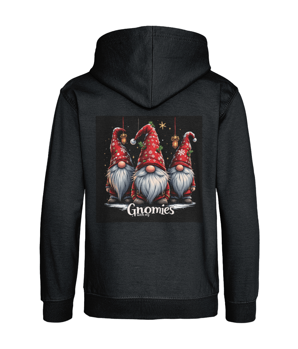 With my Gnomies Christmas Kids Hoodie - Limited Edition Holiday Design - AZVA