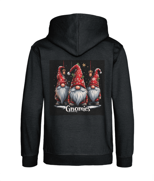 With my Gnomies Christmas Kids Hoodie - Limited Edition Holiday Design - AZVA