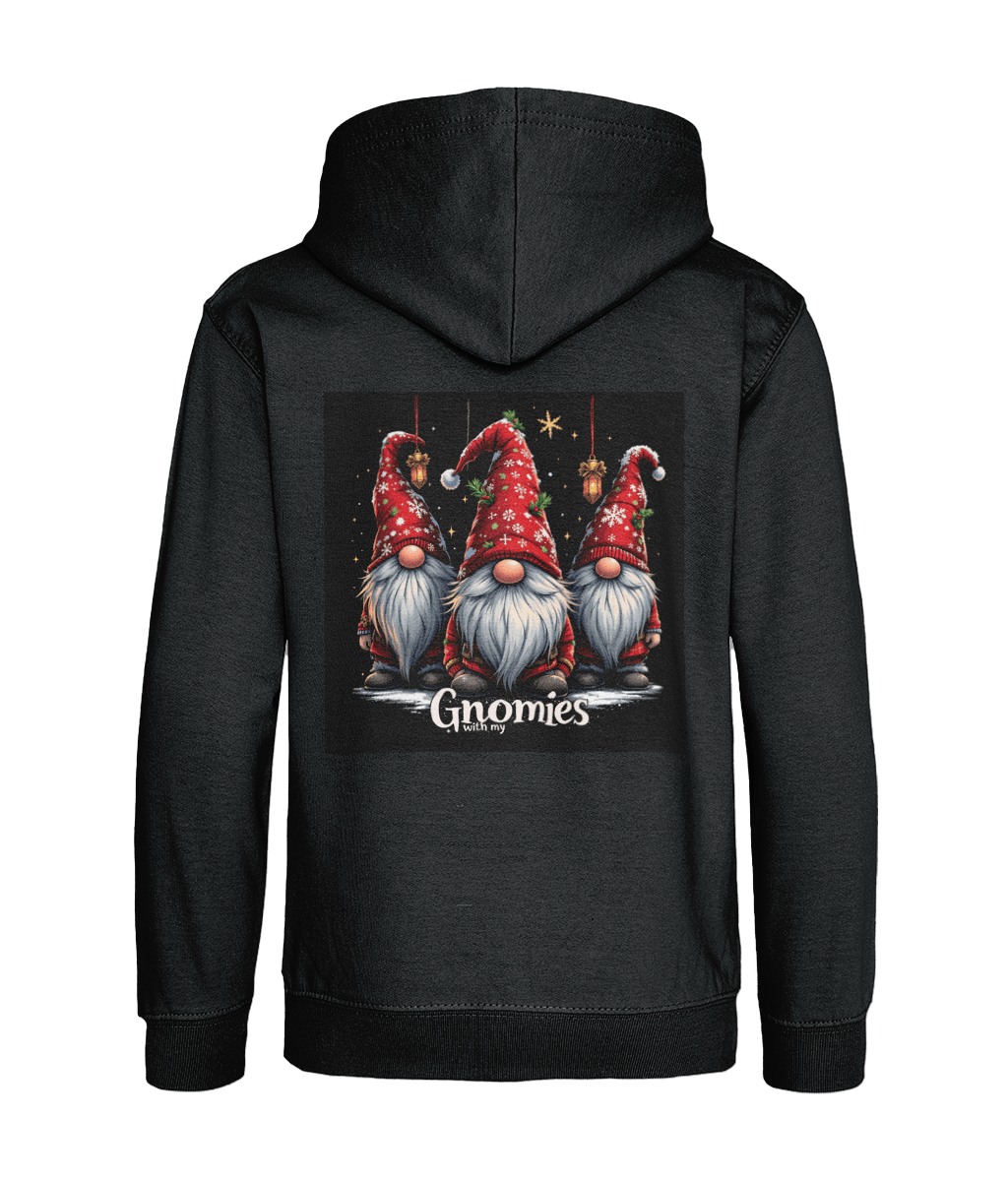 With my Gnomies Christmas Kids Hoodie - Limited Edition Holiday Design - AZVA