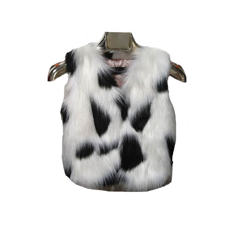Zebby Girls Faux fur Vest Coat - AZVA